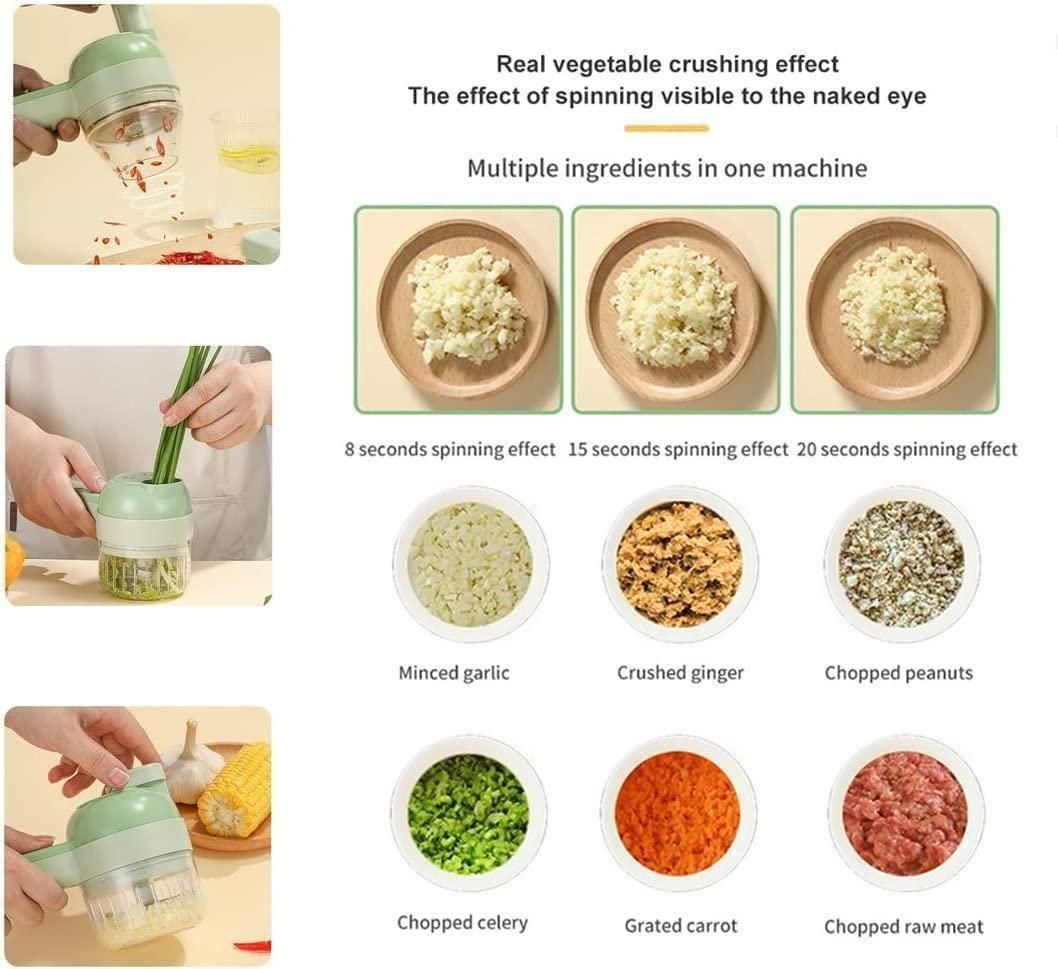 4 in 1 Electric vegetable cutter